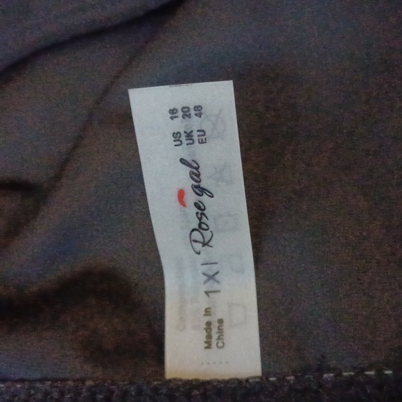 4/$60 New Basic Black Bikini Bottom - Size 1X (US16) - Picture 4 of 5